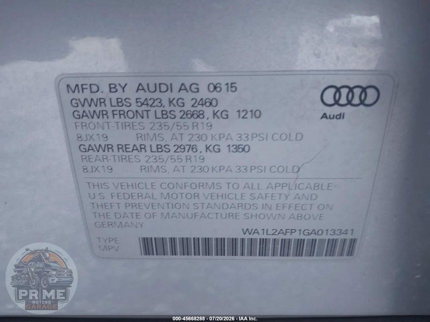 2016 AUDI Q5 2.0T PREMIUM — фото 9