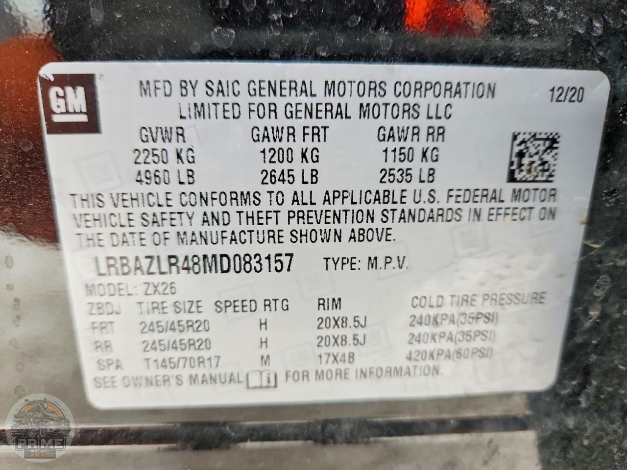 2021 BUICK ENVISION — фото 14