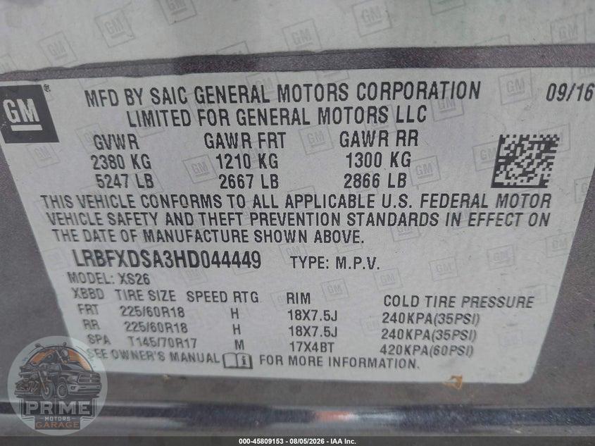 2017 BUICK ENVISION ESSENCE — фото 9