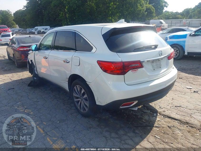 2016 ACURA MDX TECHNOLOGY   ACURAWATCH PLUS PACKAGES/TECHNOLOGY PACKAGE — фото 3