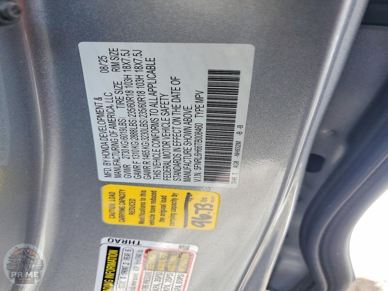 2026 HONDA ODYSSEY — фото 13
