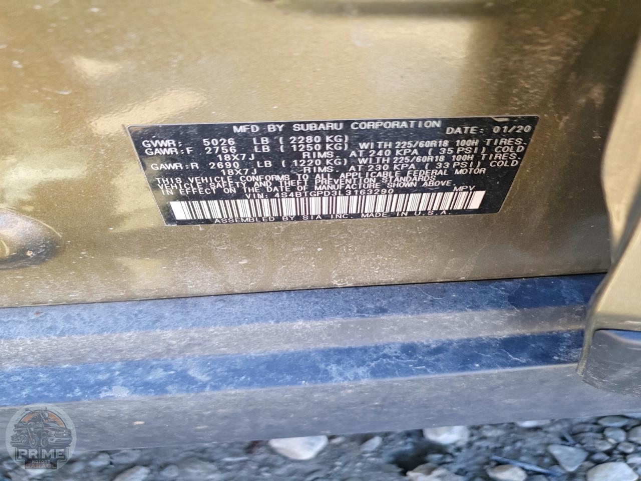2020 SUBARU OUTBACK — фото 13
