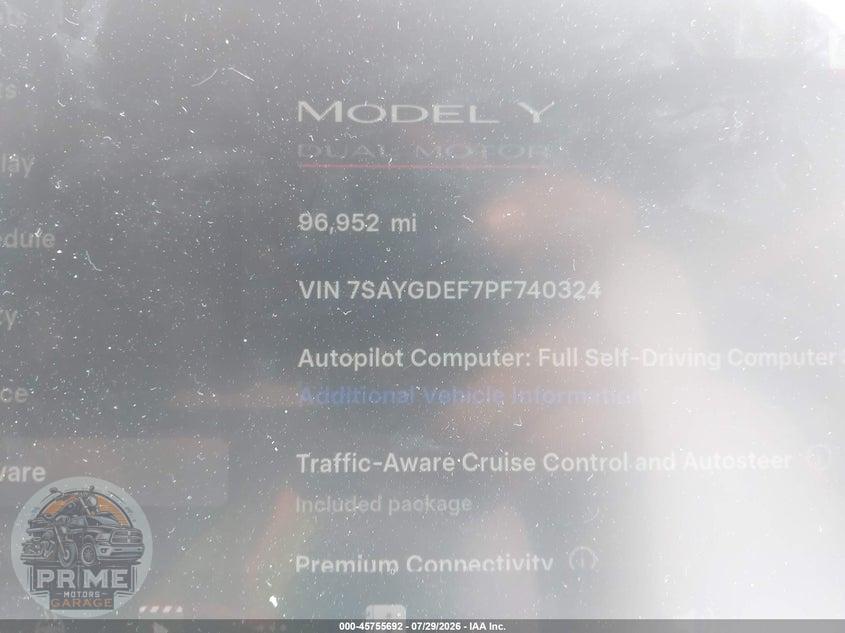 2023 TESLA MODEL Y PERFORMANCE DUAL MOTOR ALL-WHEEL DRIVE — фото 7