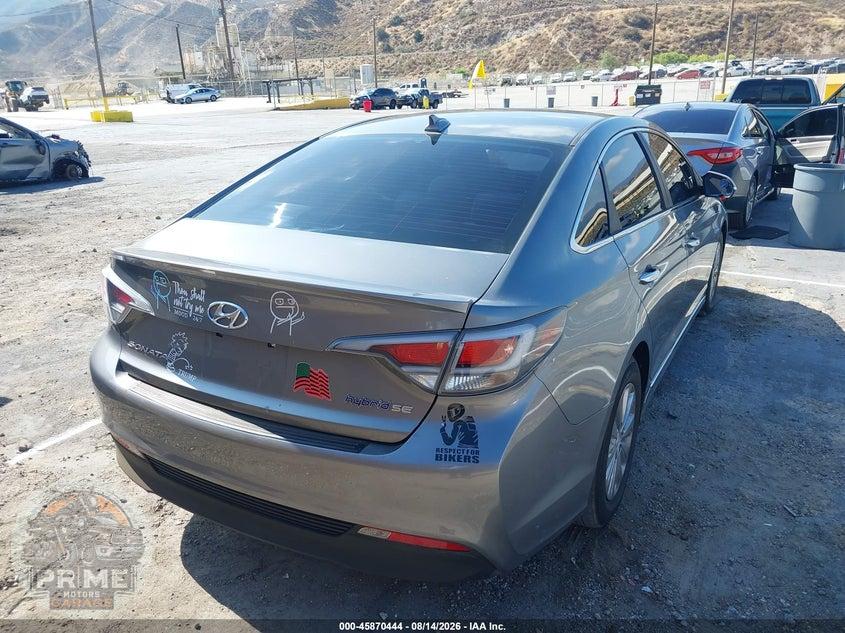 2017 HYUNDAI SONATA HYBRID SE — фото 4