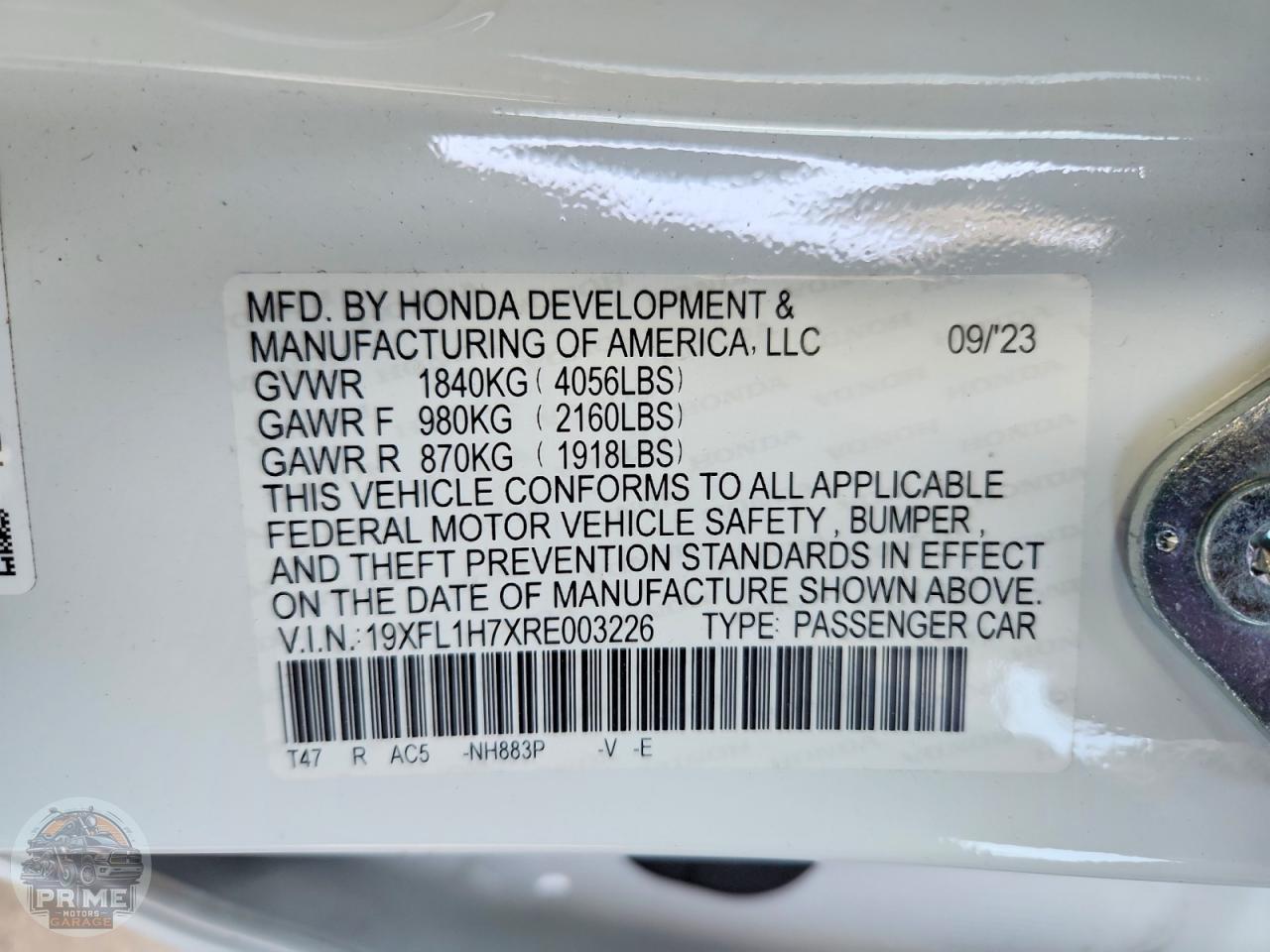 2024 HONDA CIVIC — фото 12