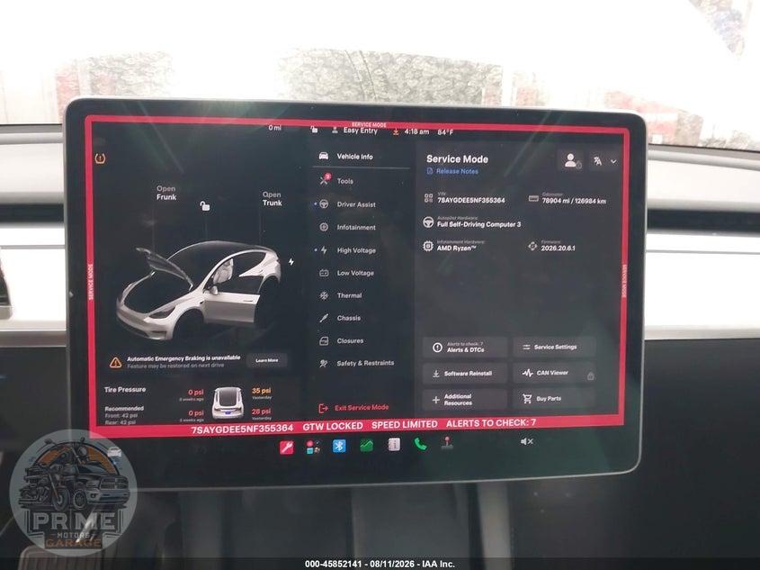 2022 TESLA MODEL Y LONG RANGE DUAL MOTOR ALL-WHEEL DRIVE — фото 18