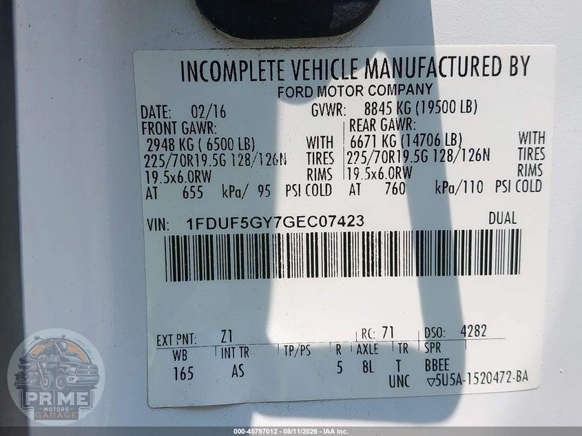 2016 FORD F-550 CHASSIS XL — фото 8