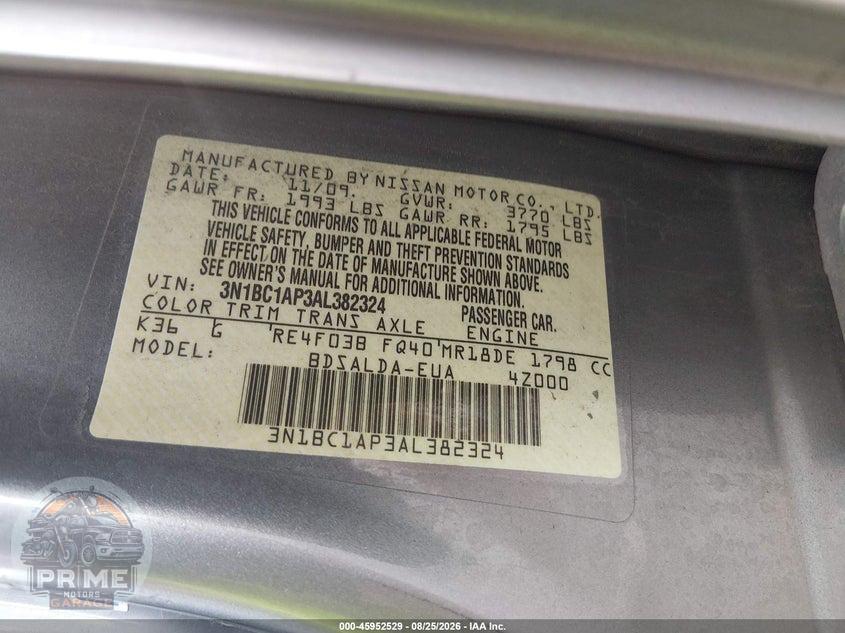 2010 NISSAN VERSA 1.8S — фото 9