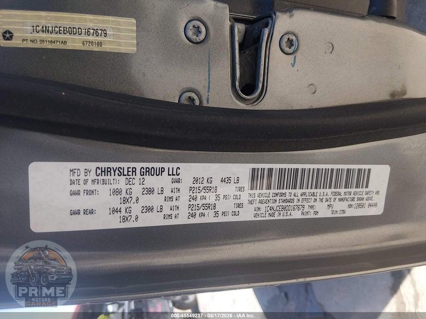 2013 JEEP COMPASS LATITUDE — фото 9