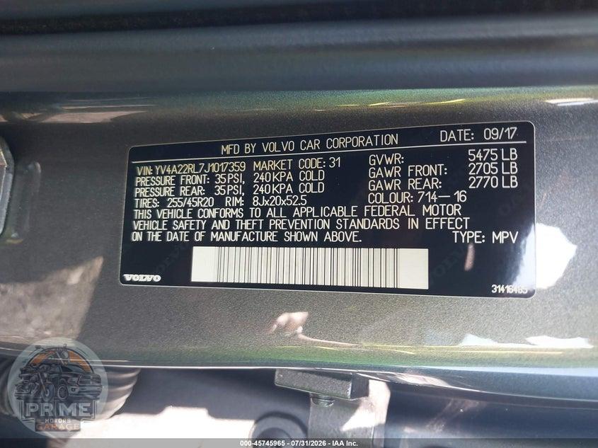 2018 VOLVO XC60 T6 INSCRIPTION — фото 9