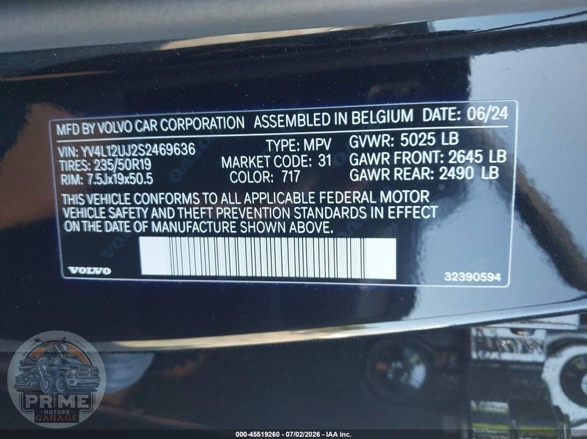 2025 VOLVO XC40 B5 CORE BRIGHT THEME — фото 9
