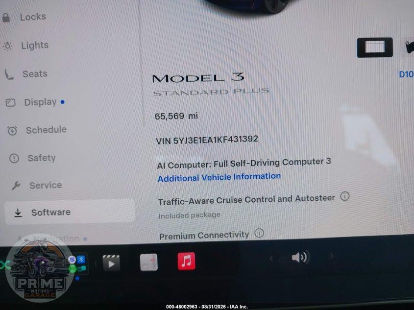 2019 TESLA MODEL 3 LONG RANGE/MID RANGE/STANDARD RANGE/STANDARD RANGE PLUS — фото 7