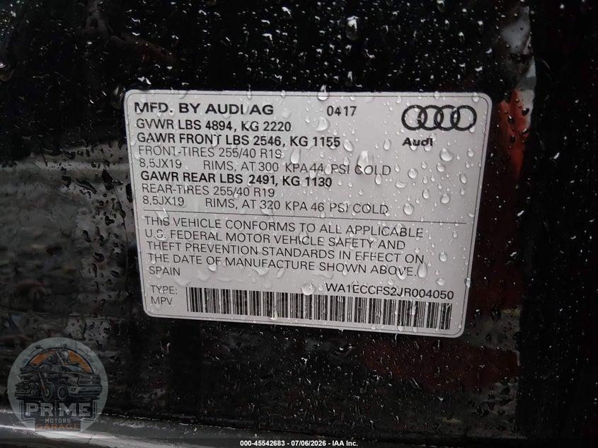 2018 AUDI Q3 2.0T PREMIUM/2.0T SPORT PREMIUM — фото 9