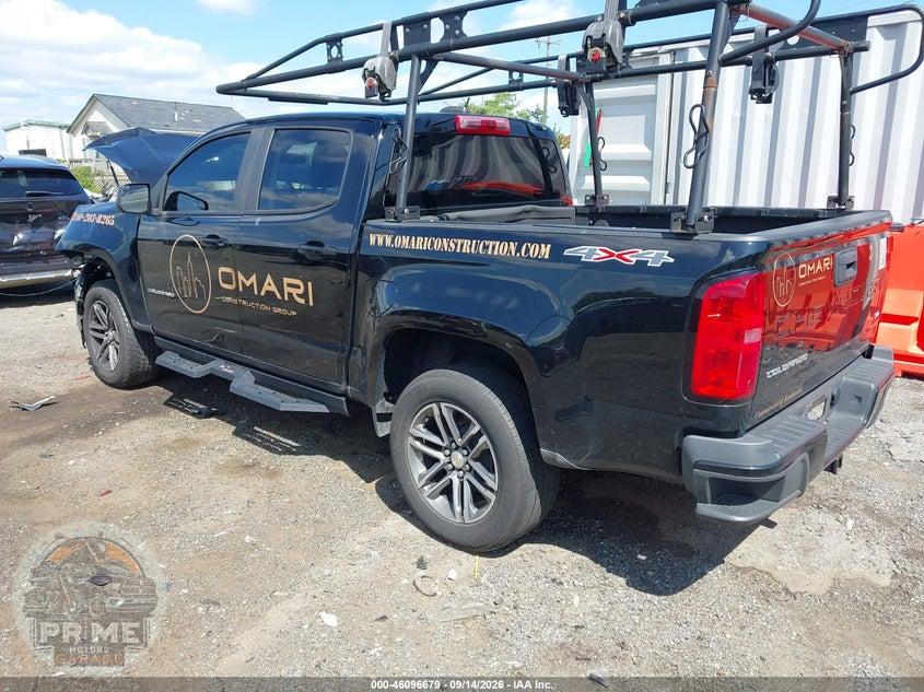 2022 CHEVROLET COLORADO 4WD  SHORT BOX WT — фото 3