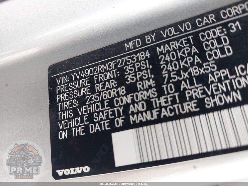 2015 VOLVO XC60 T6 PLATINUM — фото 9