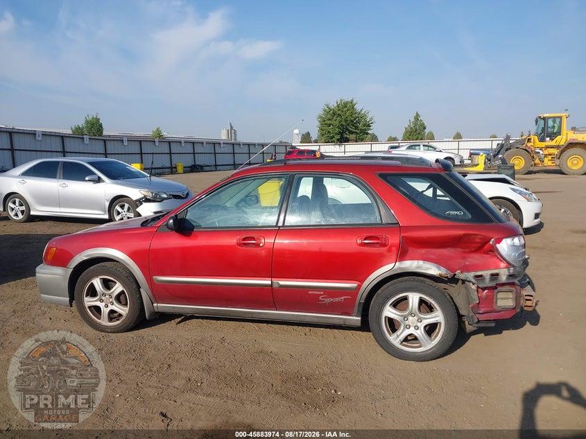 2002 SUBARU IMPREZA OUTBACK SPORT — фото 15