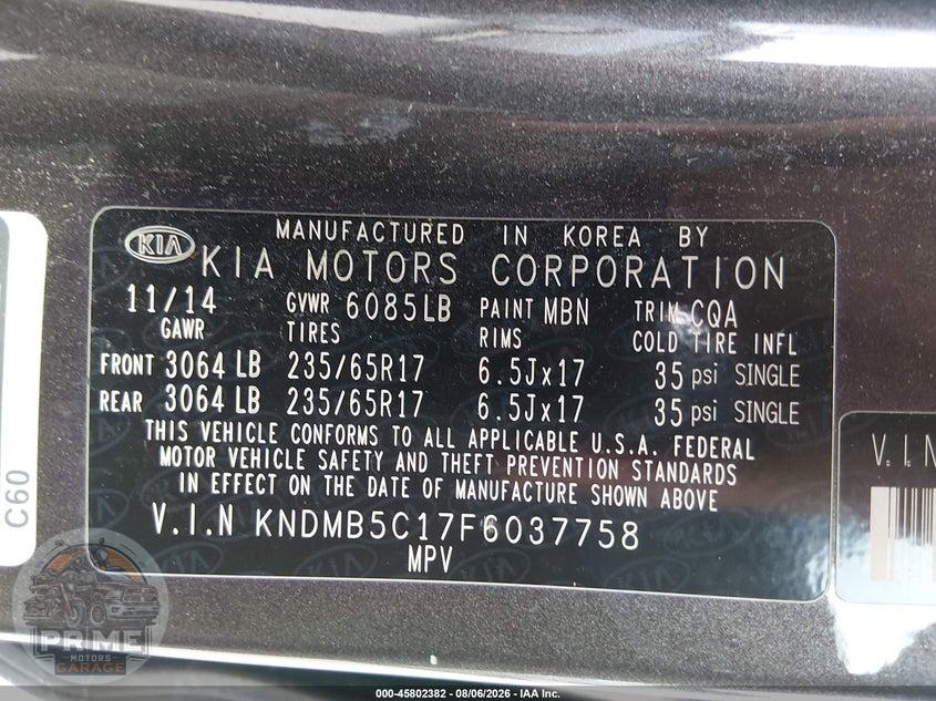2015 KIA SEDONA LX — фото 9