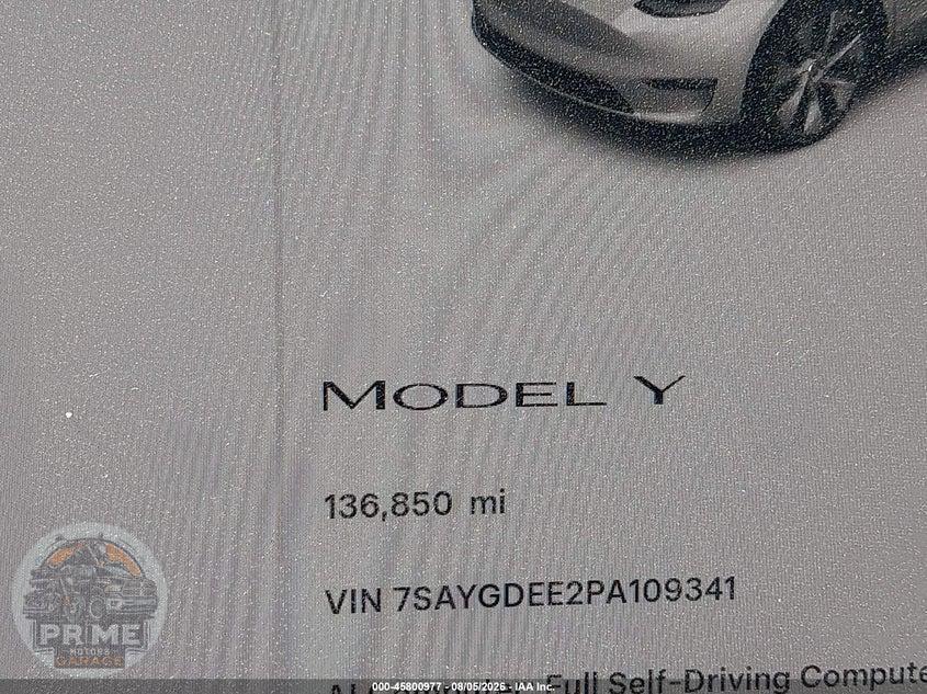 2023 TESLA MODEL Y AWD/LONG RANGE DUAL MOTOR ALL-WHEEL DRIVE — фото 16