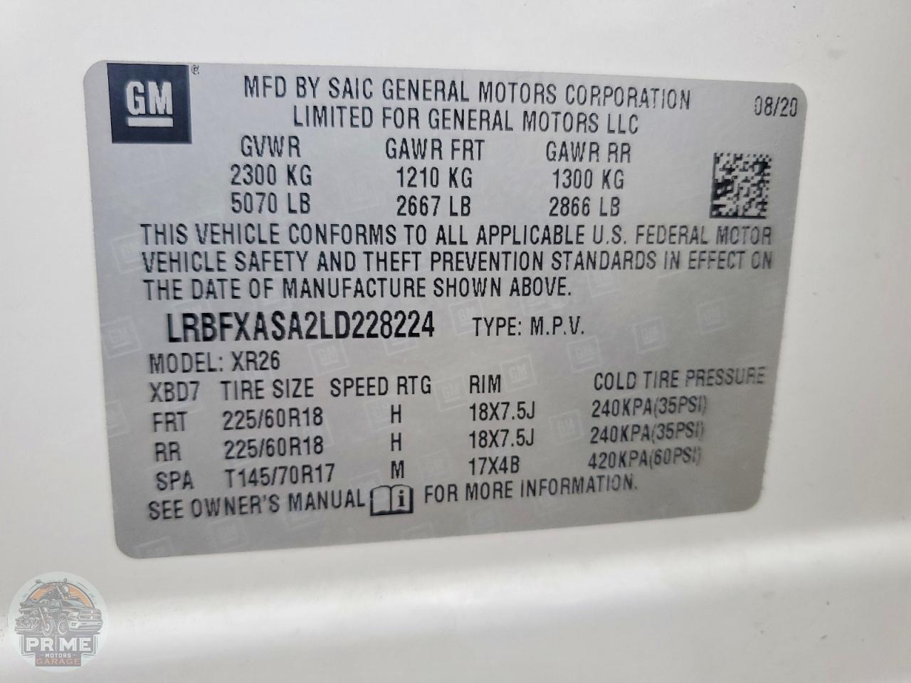 2020 BUICK ENVISION — фото 14