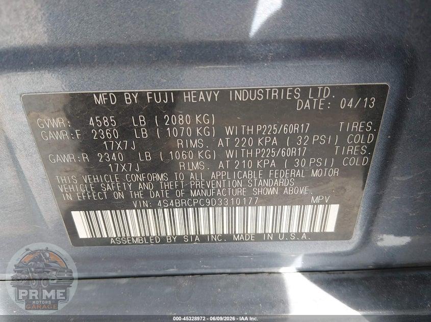 2013 SUBARU OUTBACK 2.5I LIMITED — фото 9