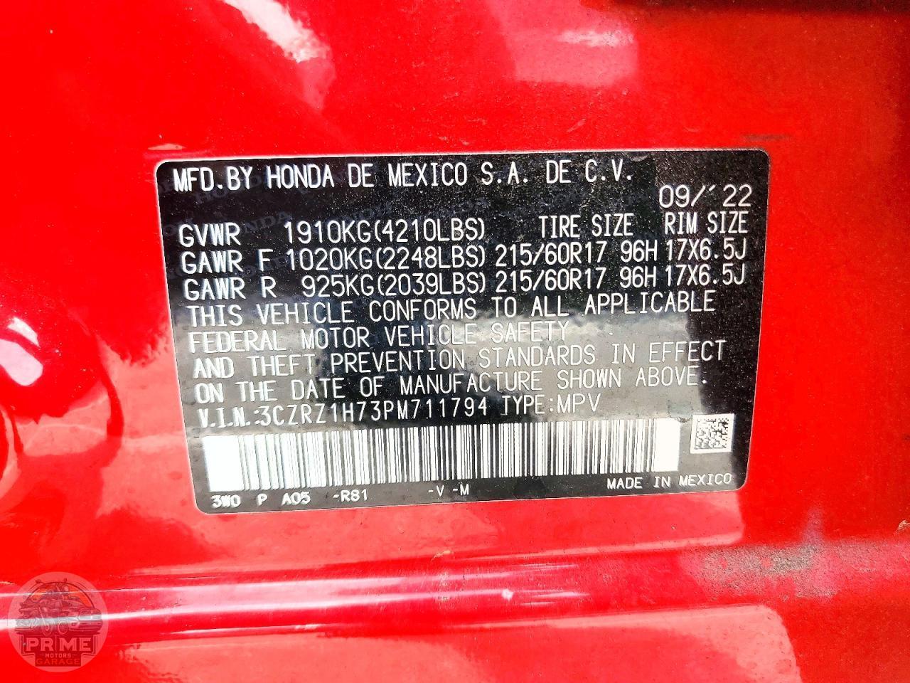 2023 HONDA HR V — фото 13