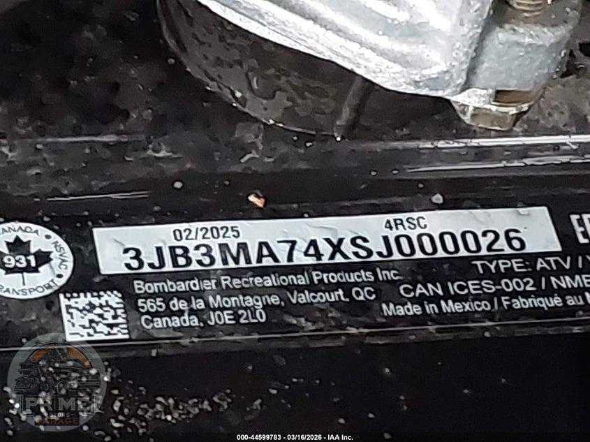 2025 CAN-AM OUTLANDER MAX 1000R DPS — фото 10