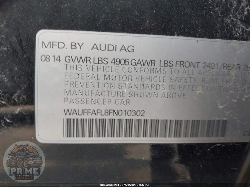 2015 AUDI A4 2.0T PREMIUM — фото 9