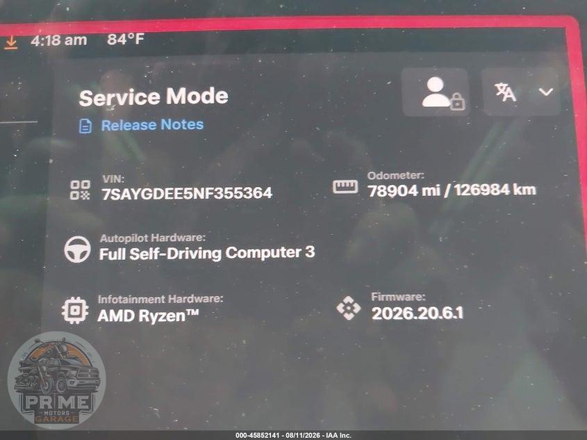 2022 TESLA MODEL Y LONG RANGE DUAL MOTOR ALL-WHEEL DRIVE — фото 7