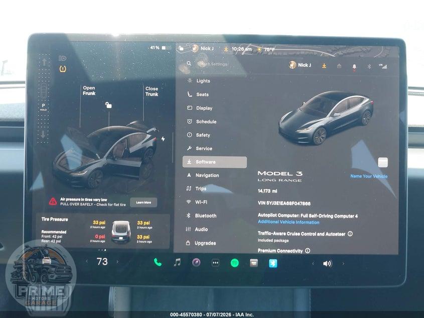 2025 TESLA MODEL 3 LONG RANGE REAR-WHEEL DRIVE/STANDARD REAR-WHEEL DRIVE — фото 7