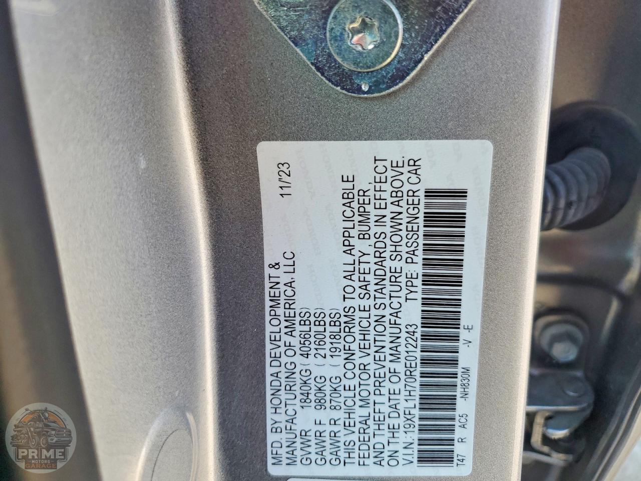 2024 HONDA CIVIC — фото 12