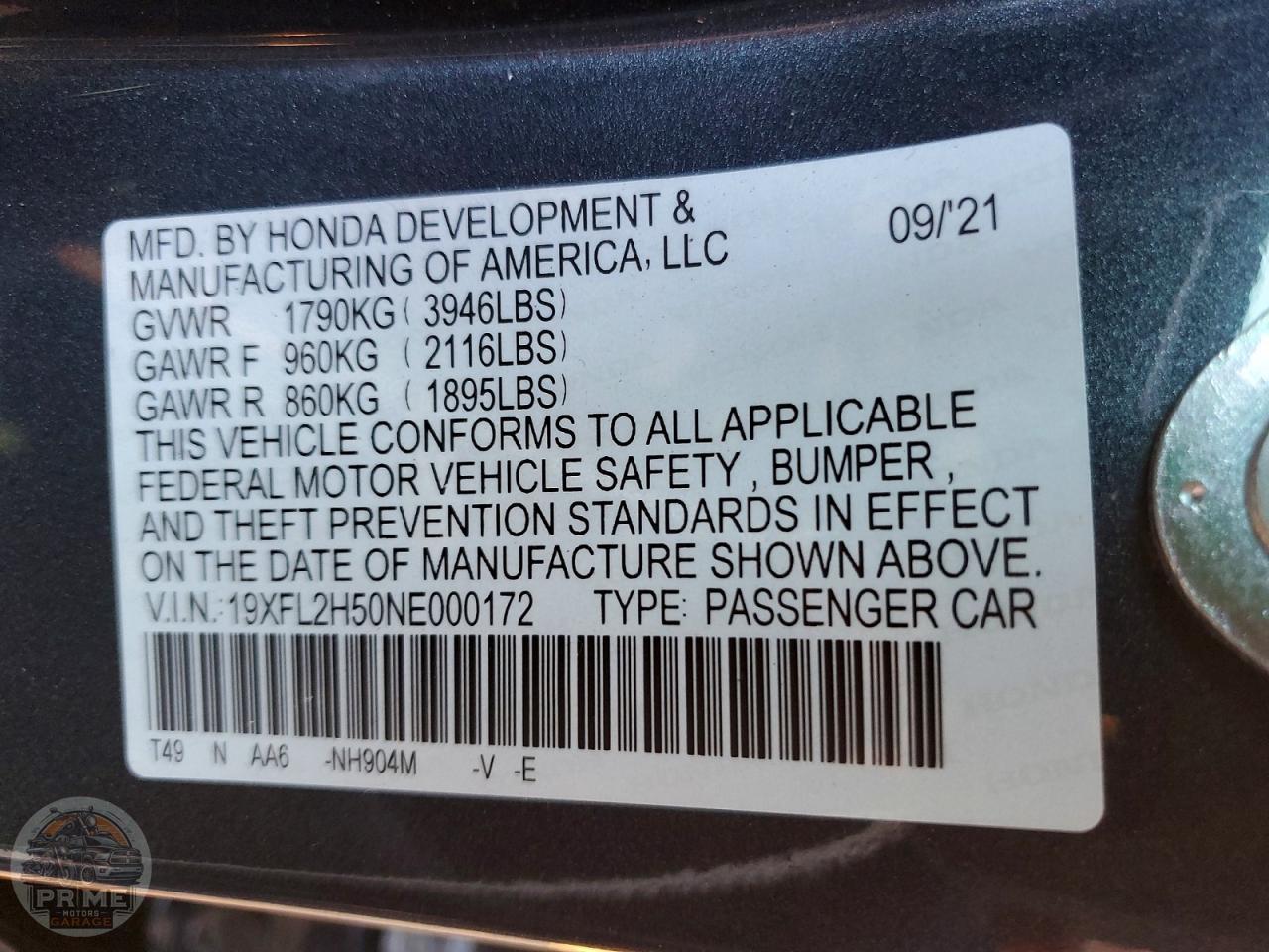 2022 HONDA CIVIC — фото 12