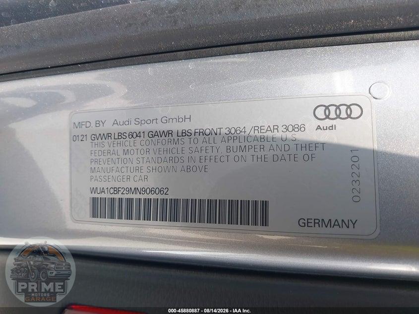 2021 AUDI RS 6 AVANT TFSI QUATTRO TIPTRONIC — фото 9
