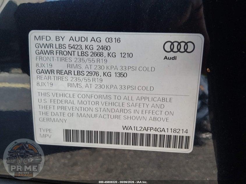 2016 AUDI Q5 2.0T PREMIUM — фото 9