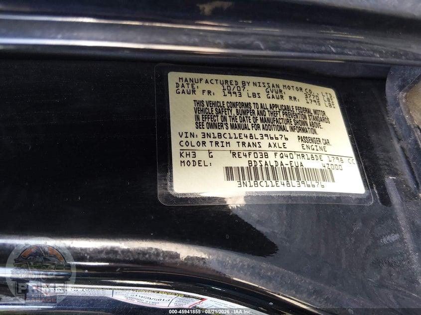 2008 NISSAN VERSA 1.8 S — фото 9