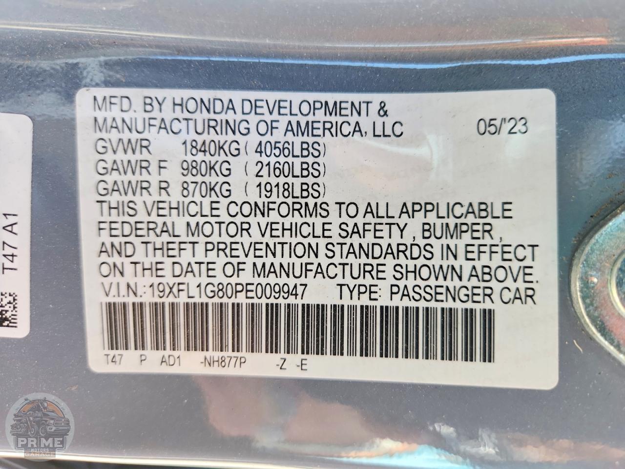 2023 HONDA CIVIC — фото 12