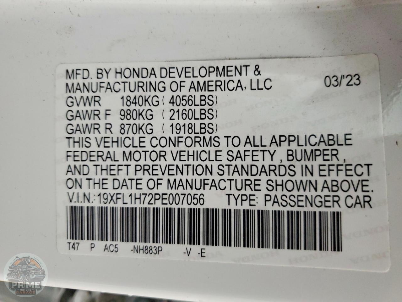 2023 HONDA CIVIC — фото 12