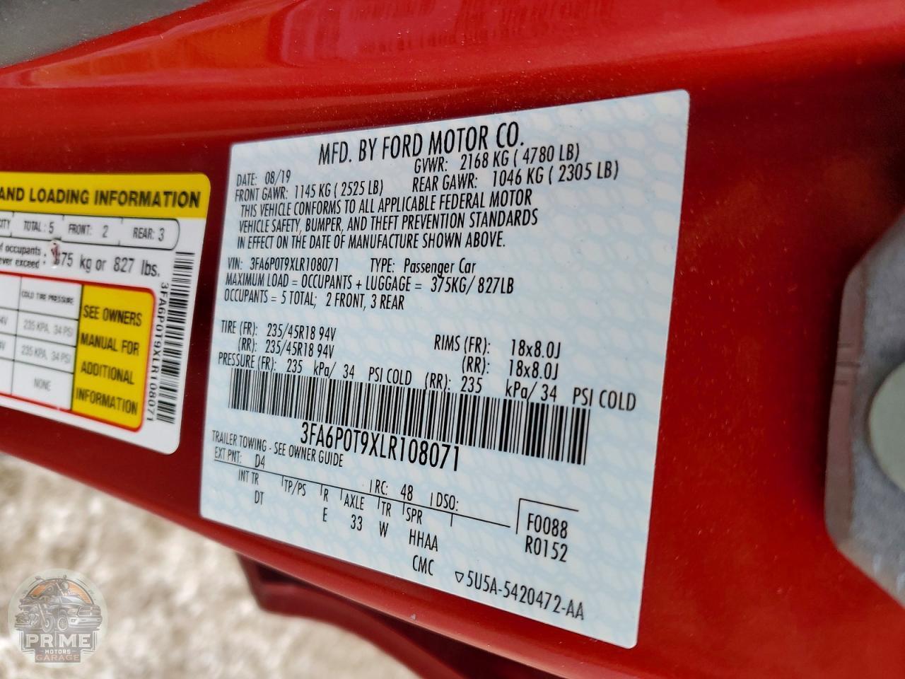 2020 FORD FUSION — фото 12