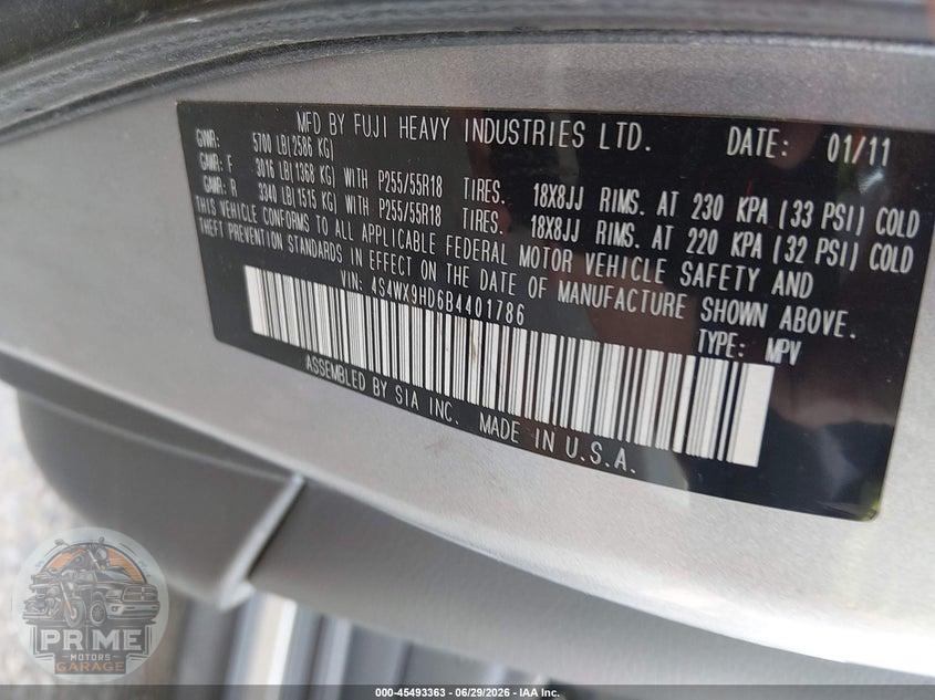 2011 SUBARU TRIBECA 3.6R LIMITED — фото 9