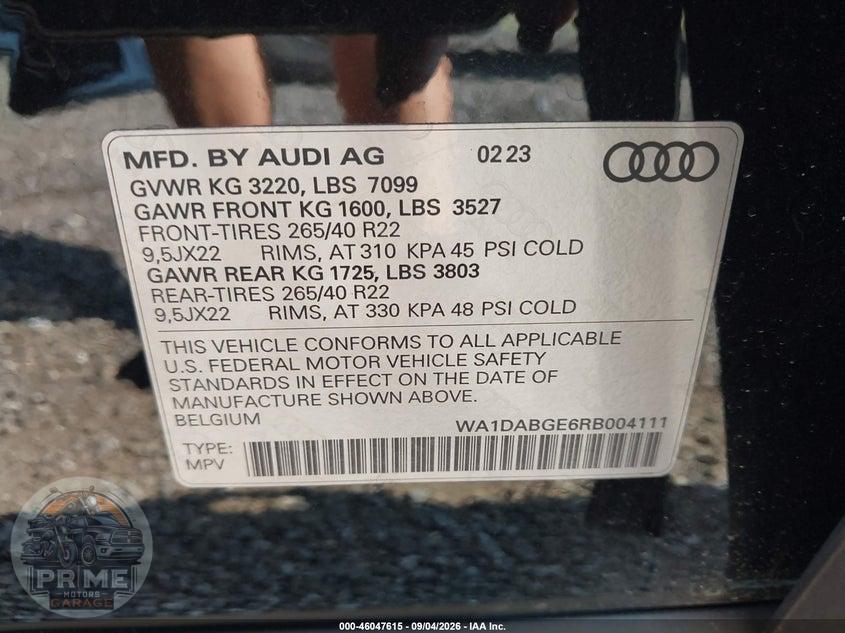 2024 AUDI Q8 E-TRON S LINE PRESTIGE QUATTRO — фото 9