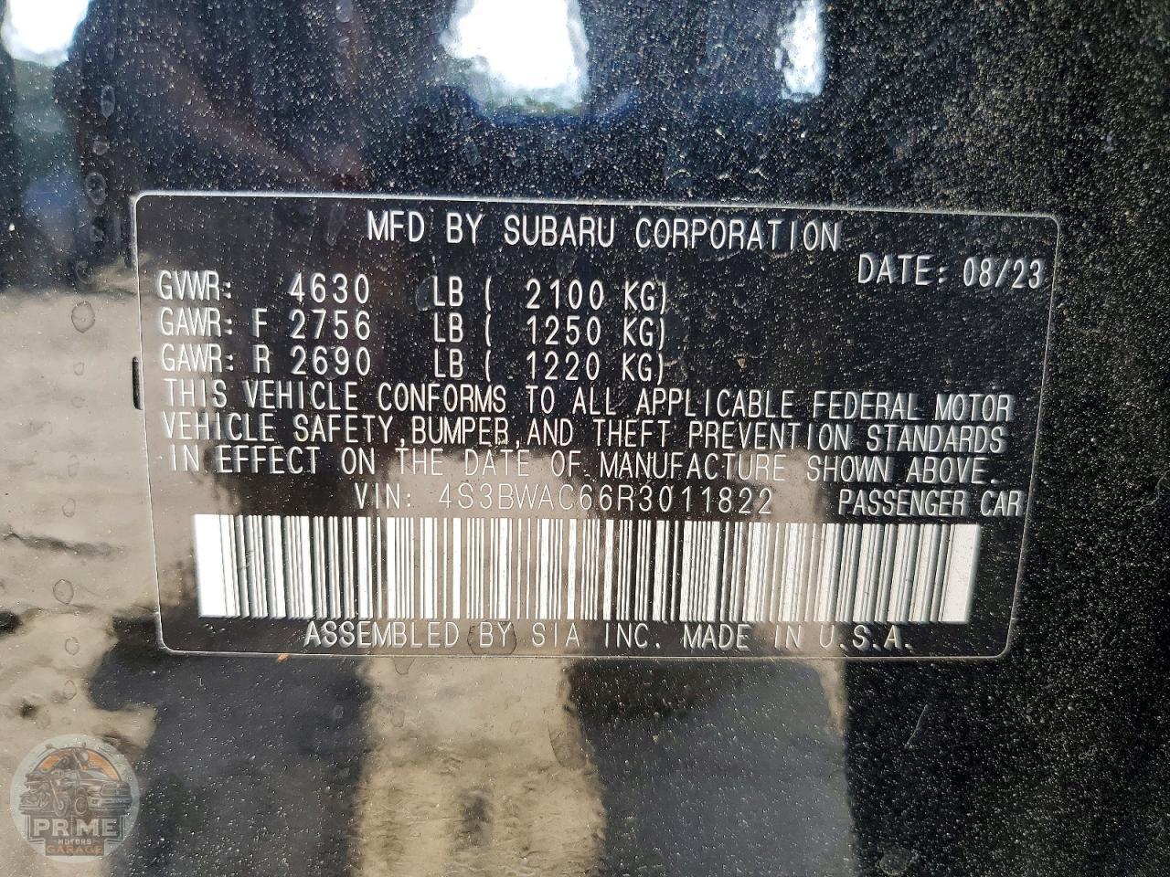2024 SUBARU LEGACY — фото 12