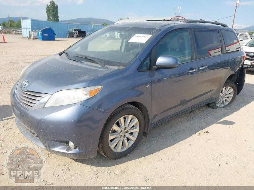2016 TOYOTA SIENNA XLE PREMIUM 7 PASSENGER — фото 2