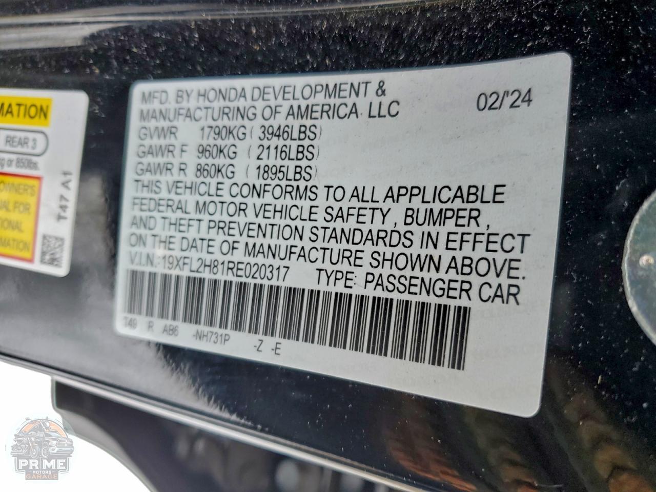 2024 HONDA CIVIC — фото 12