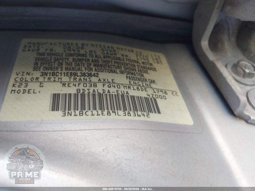 2009 NISSAN VERSA 1.8S — фото 9