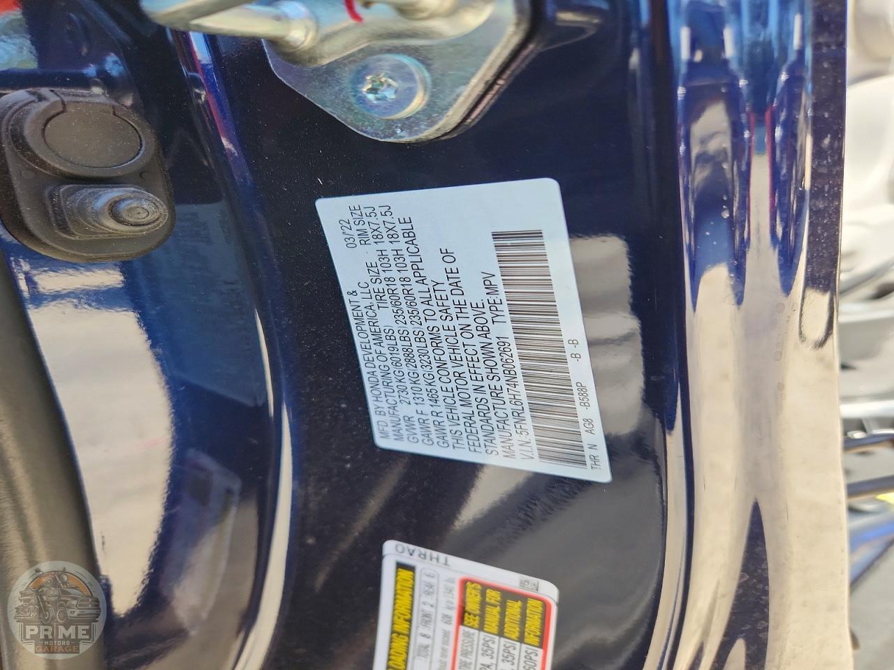 2022 HONDA ODYSSEY — фото 13