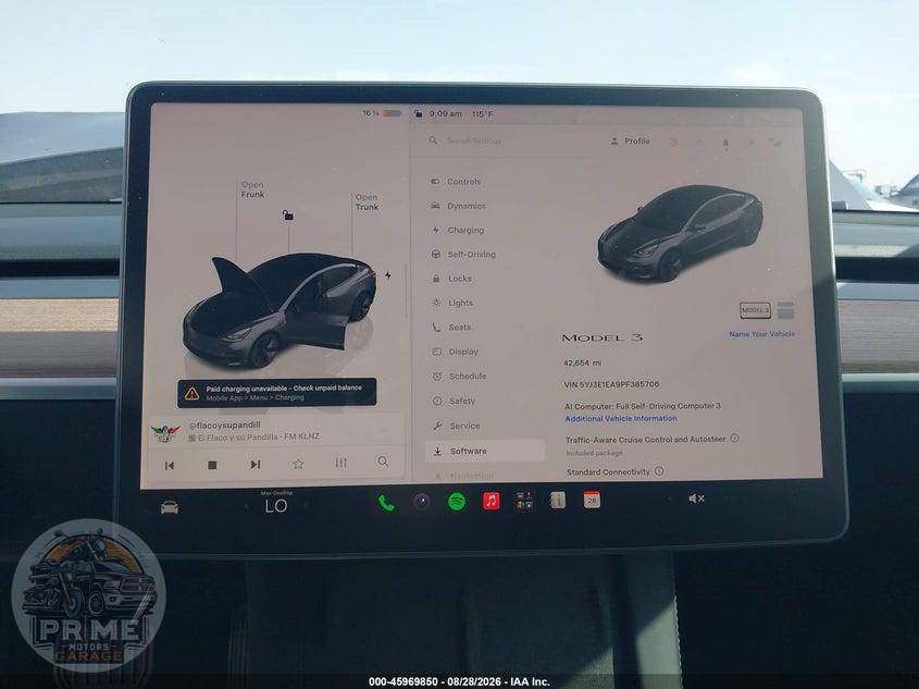 2023 TESLA MODEL 3 REAR-WHEEL DRIVE — фото 7