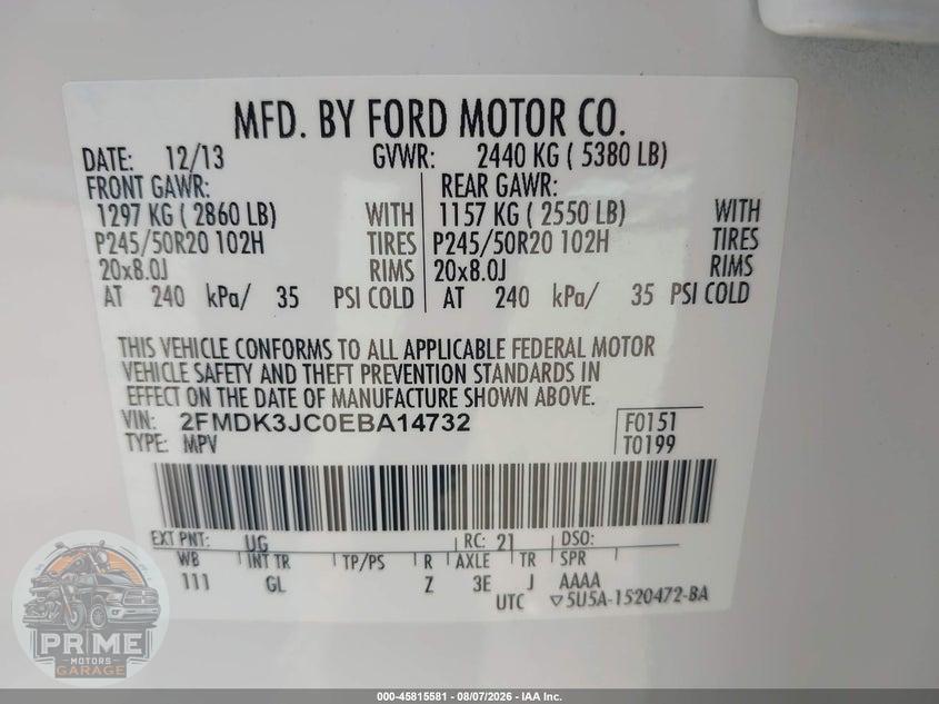 2014 FORD EDGE SEL — фото 9