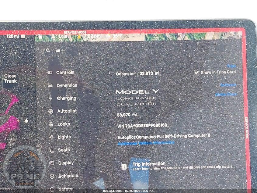 2023 TESLA MODEL Y AWD/LONG RANGE DUAL MOTOR ALL-WHEEL DRIVE — фото 16