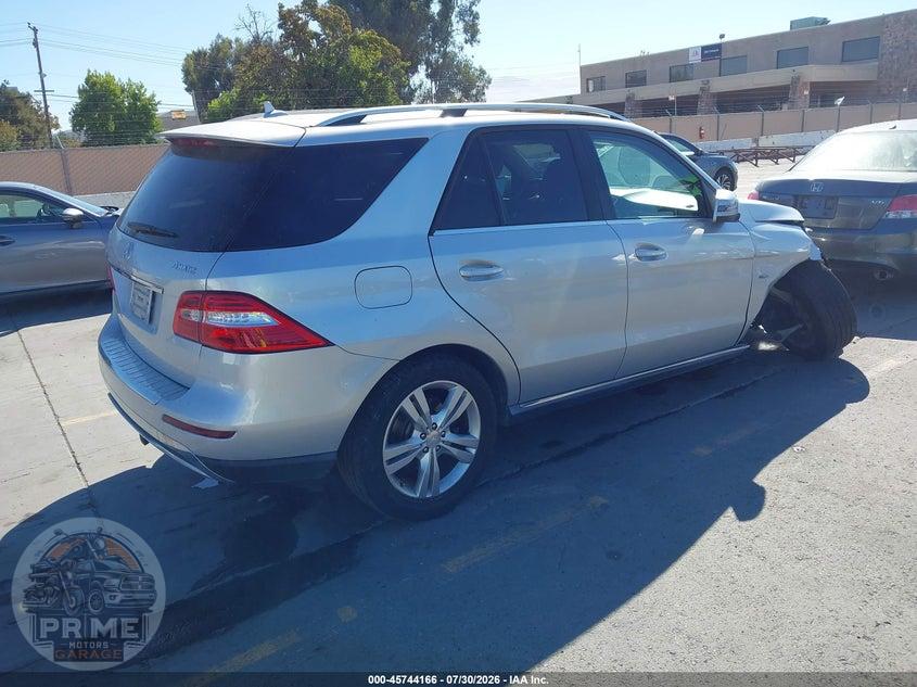 2012 MERCEDES-BENZ ML 350 4MATIC — фото 4