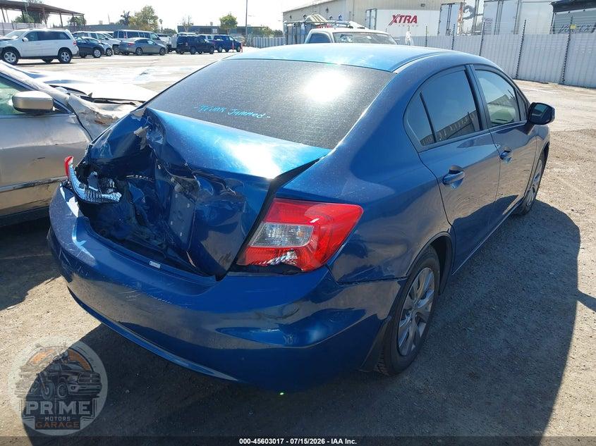 2012 HONDA CIVIC LX — фото 4
