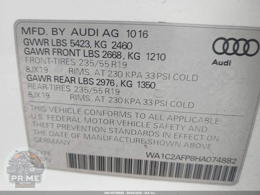 2017 AUDI Q5 2.0T PREMIUM — фото 9